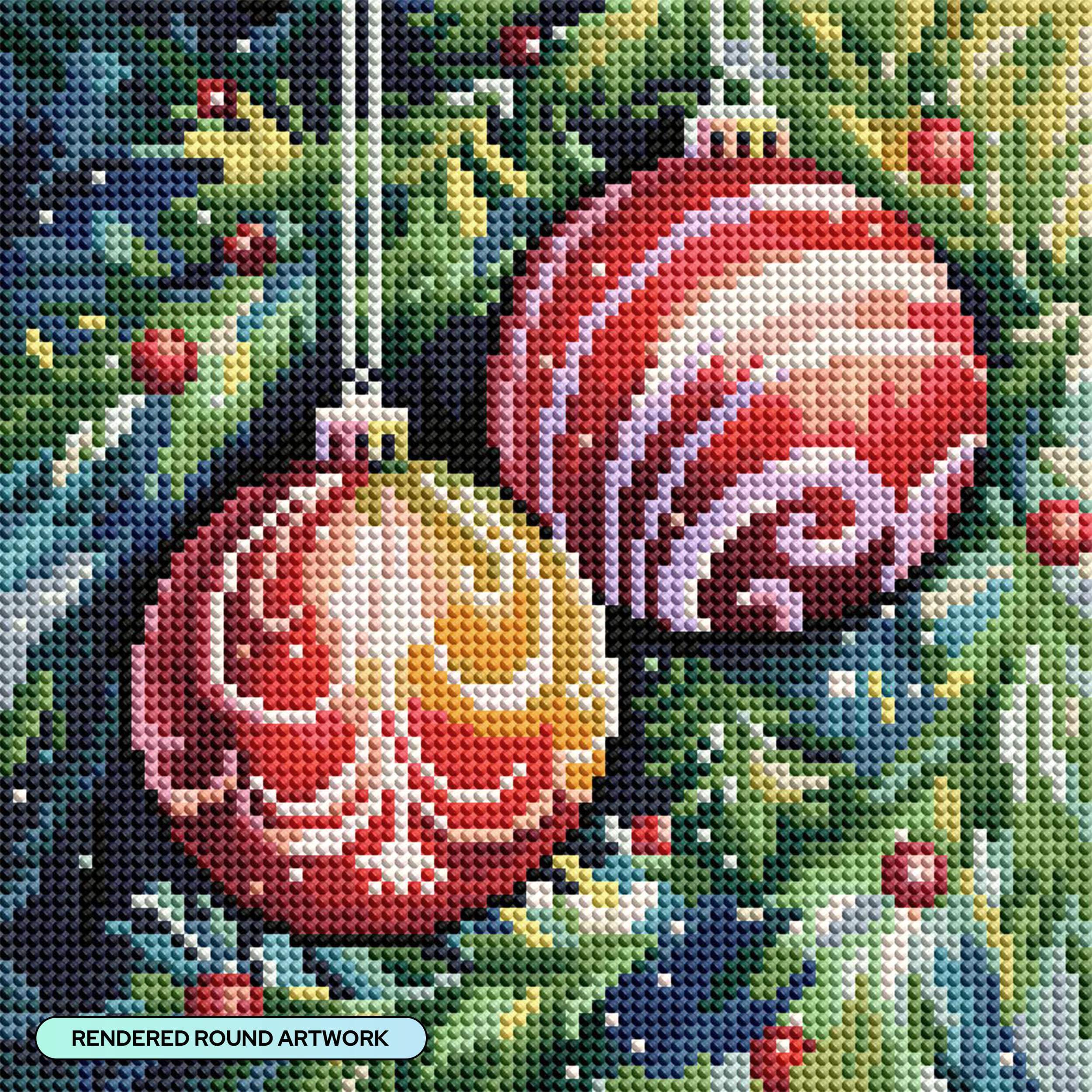 DIAMOND ART CLUB Christmas Ornaments Diamond Painting Kit, Fun DIY